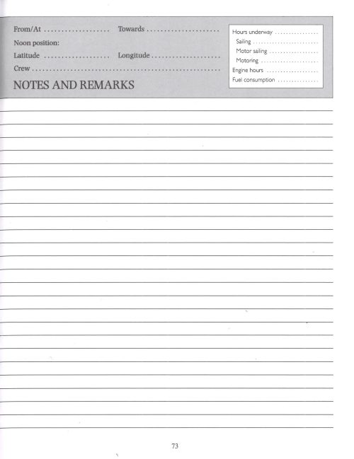 Adlard Coles Nautical Logbook - Image 3
