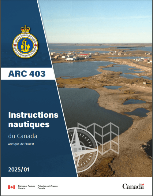 CHS SDIR ARC403F Western Arctic 2025/01  (French)