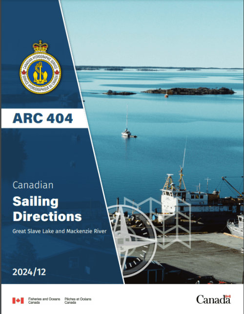 CHS SDIR ARC404 Great Slave Lake & Mackenzie River 2024/12