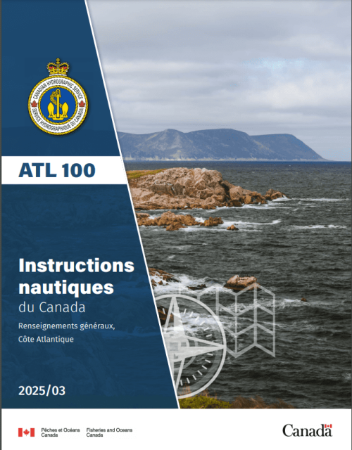 CHS SDIR ATL 100F Canada Atlantic Coast 2025/03(French)