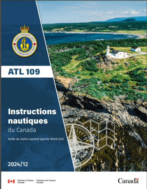 CHS SDIR ATL 109 Gulf Of St Lawrence NE 2024/12 (French)