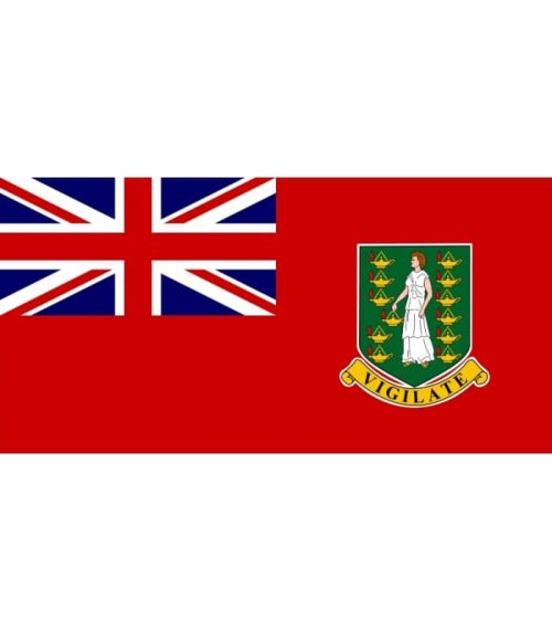 Flag BVI British Virgin Red 4x6 ft - Premium Sewn Nylon