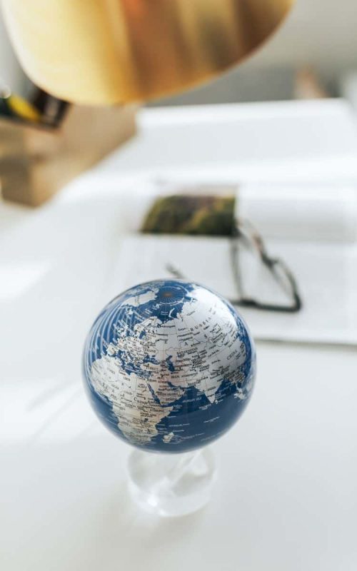 MOVA Globe - Blue and / Silver - 4.5" - Image 2