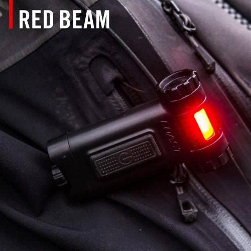 Coast HX4 80 Lumen Dual Color (White & Red) Magnetic LED Clip Light with Beam Rotation - Image 2