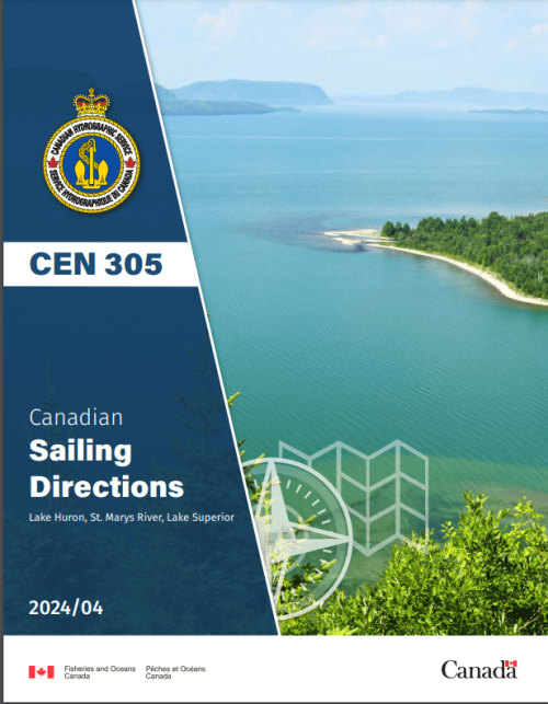 CHS SDIR CEN 305E Lake Huron Lake Superior 2024/04