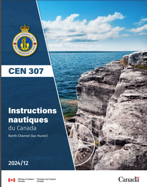 CHS SDIR CEN 307F North Channel of Lake Huron 2024/12 (French)