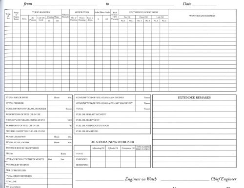 Logbook Chief Engineer's Log 90 Days - Image 3