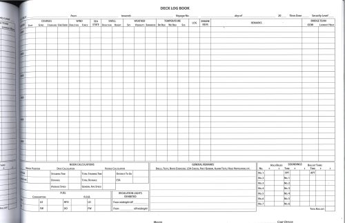 DECK131 Logbook Deck Log 90 Days Pattern 131 - Image 2