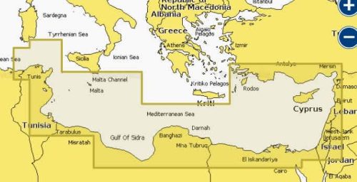 Garmin-Navionics NSEU016R Mediterranean Sea Southeast
