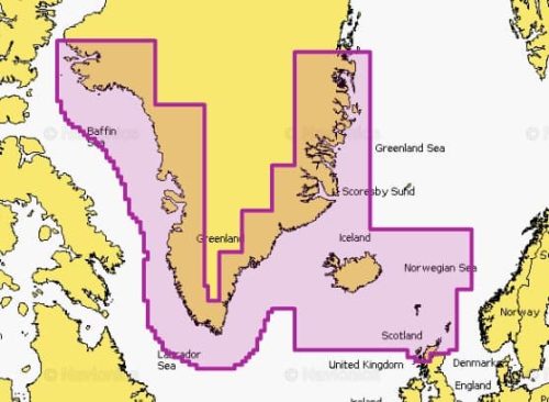 Garmin-Navionics NSEU620L Greenland & Iceland