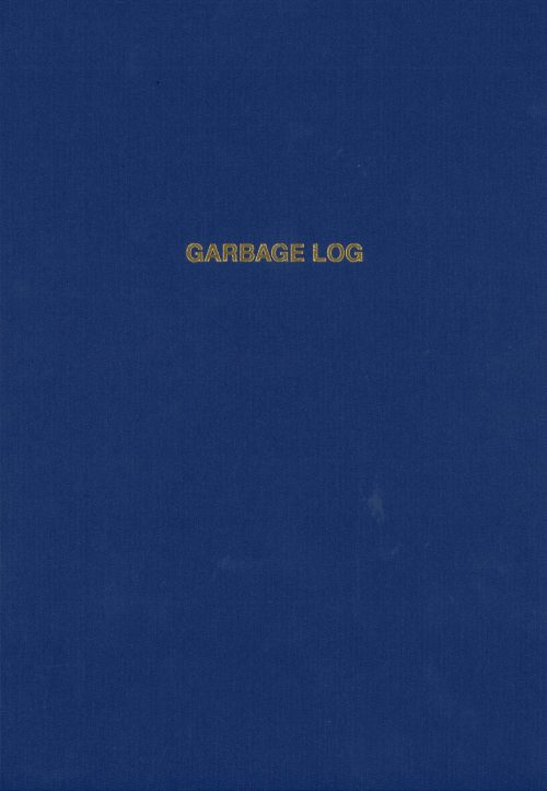 Bluewater Premium Garbage Logbook