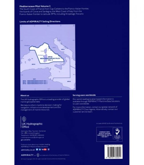 NP 46 Mediterranean Pilot Volume 2 2022 ED 18 - Image 2