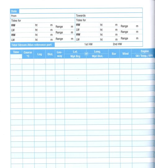 RYA Sail & Power Logbook G109 - Image 2