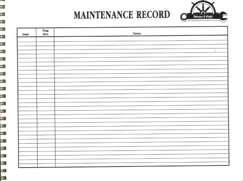 Weems Maintenance Logbook - Image 2