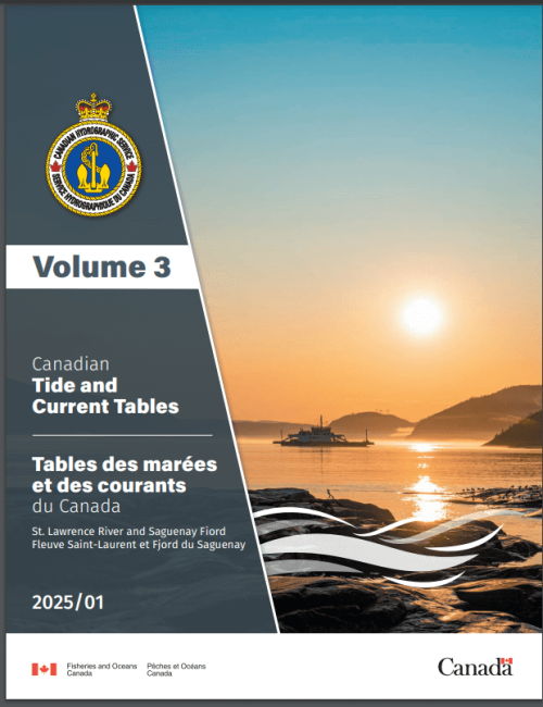 CHS Tide & Current V3 St Lawrence River 2025