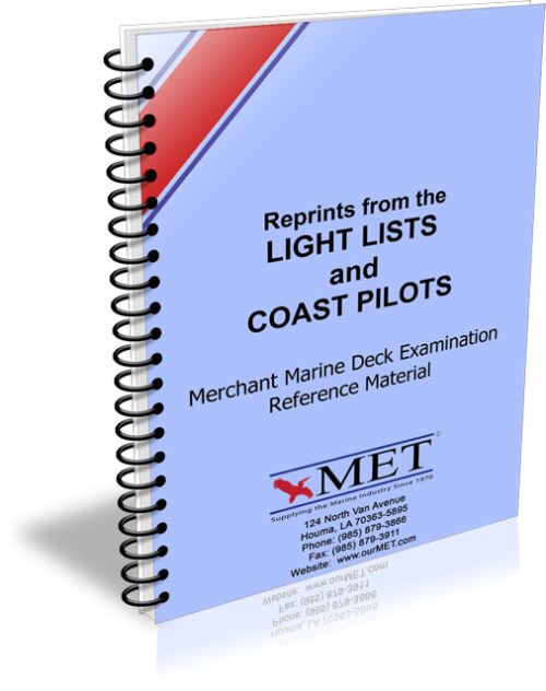 MET Light List & Coast Pilot 93 Reprint